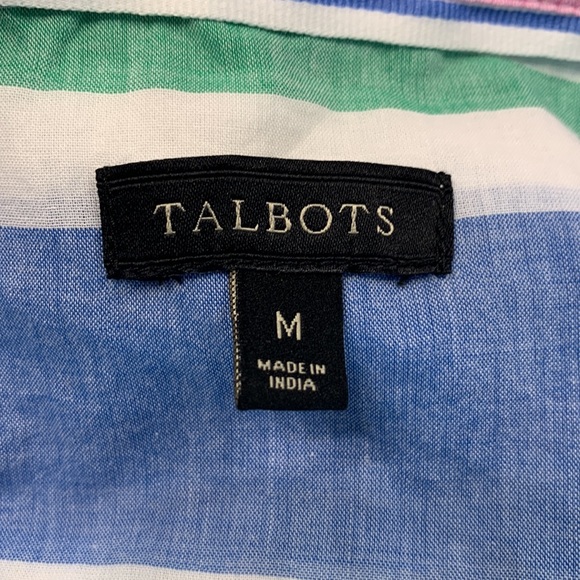 Talbots Classic Cotton Tunic Stripe - size M - Picture 4 of 5